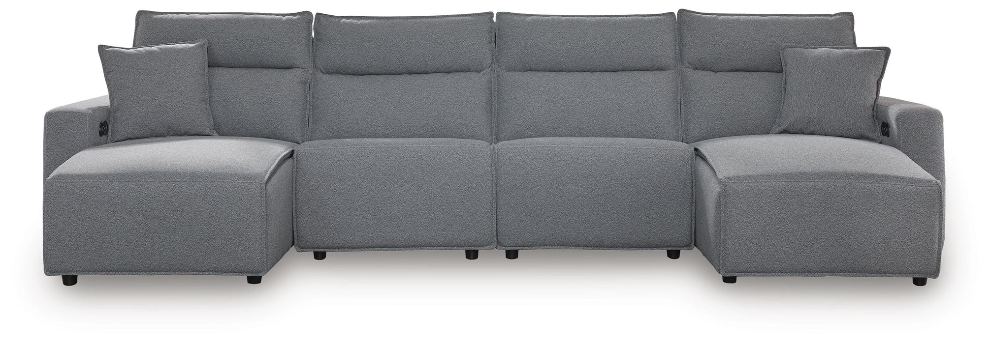 Modmax II Power Reclining Sectional with Chaise - Massey's Furniture Barn (Watertown, NY) 