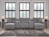 Modmax II Power Reclining Sectional with Chaise and Consoles - Massey's Furniture Barn (Watertown, NY) 