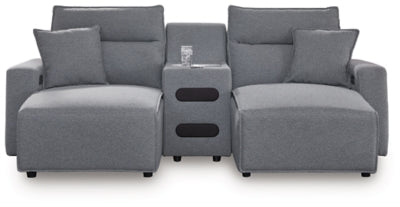 Modmax Power Reclining Sectional with Chaise - Massey's Furniture Barn (Watertown, NY) 