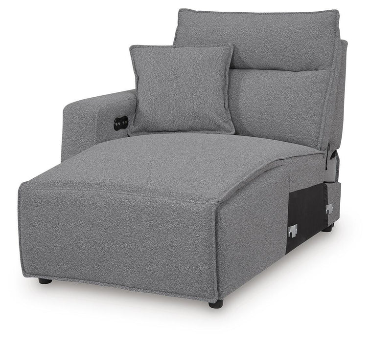 Modmax II Reclining Sectional with Chaise and Audio Console - Massey's Furniture Barn (Watertown, NY) 
