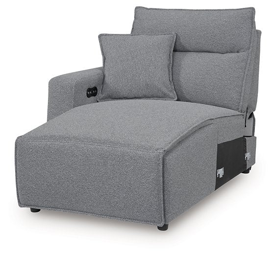 ModMax II Reclining Sectional with Chaise and Audio Console