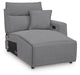 Modmax II Power Reclining Sectional with Chaise and Console - Massey's Furniture Barn (Watertown, NY) 