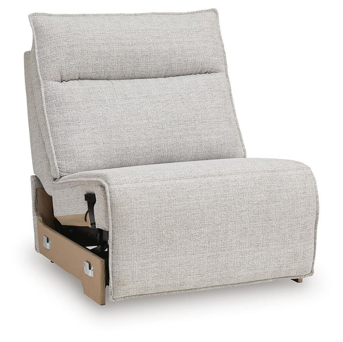 Modmax II Power Reclining Sectional with Chaise and Audio Consoles - Massey's Furniture Barn (Watertown, NY) 