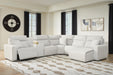 Modmax II Power Reclining Sectional with Chaise and Console - Massey's Furniture Barn (Watertown, NY) 