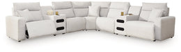 Modmax II Power Reclining Sectional with Audio Consoles - Massey's Furniture Barn (Watertown, NY) 