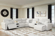 Modmax II Power Reclining Sectional with Chaise and Audio Consoles - Massey's Furniture Barn (Watertown, NY) 