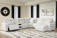 Modmax II Reclining Sectional with Chaise and Audio Console - Massey's Furniture Barn (Watertown, NY) 
