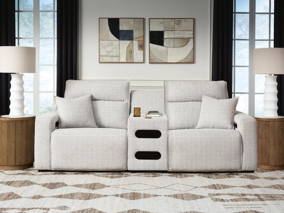 Modmax II Power Reclining Sectional with Audio Console - Massey's Furniture Barn (Watertown, NY) 