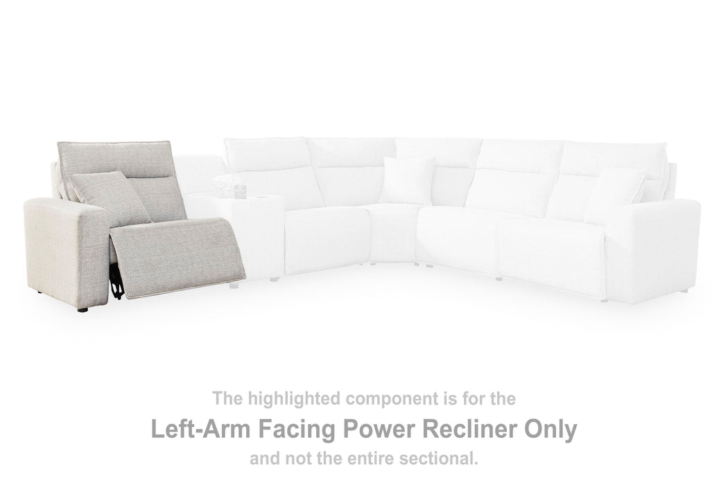 Modmax II Power Reclining Sectional with Console - Massey's Furniture Barn (Watertown, NY) 