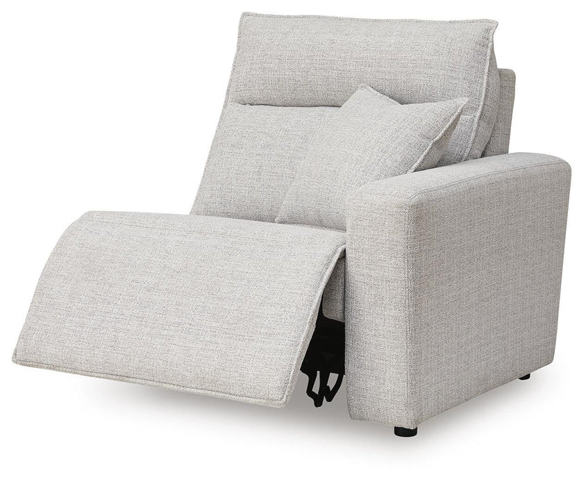 Modmax II Power Reclining Sectional with Chaise and Audio Console - Massey's Furniture Barn (Watertown, NY) 