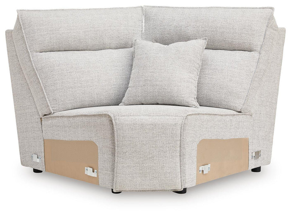 Modmax II Power Reclining Sectional with Chaise and Audio Consoles - Massey's Furniture Barn (Watertown, NY) 