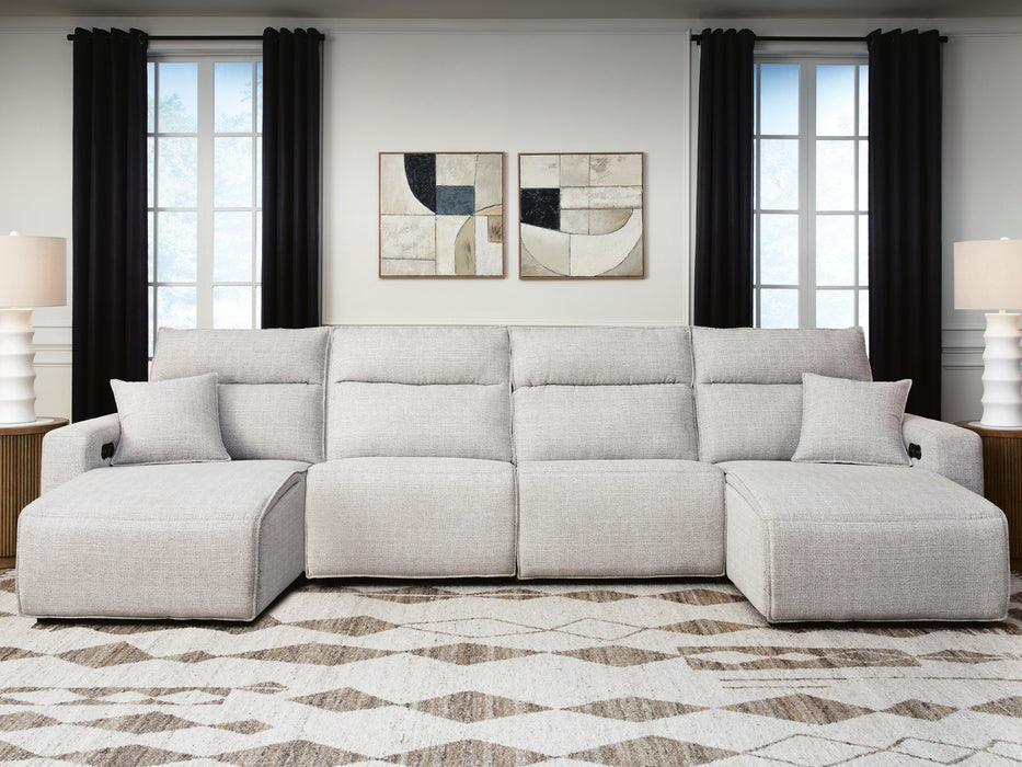 Modmax II Power Reclining Sectional with Chaise - Massey's Furniture Barn (Watertown, NY) 