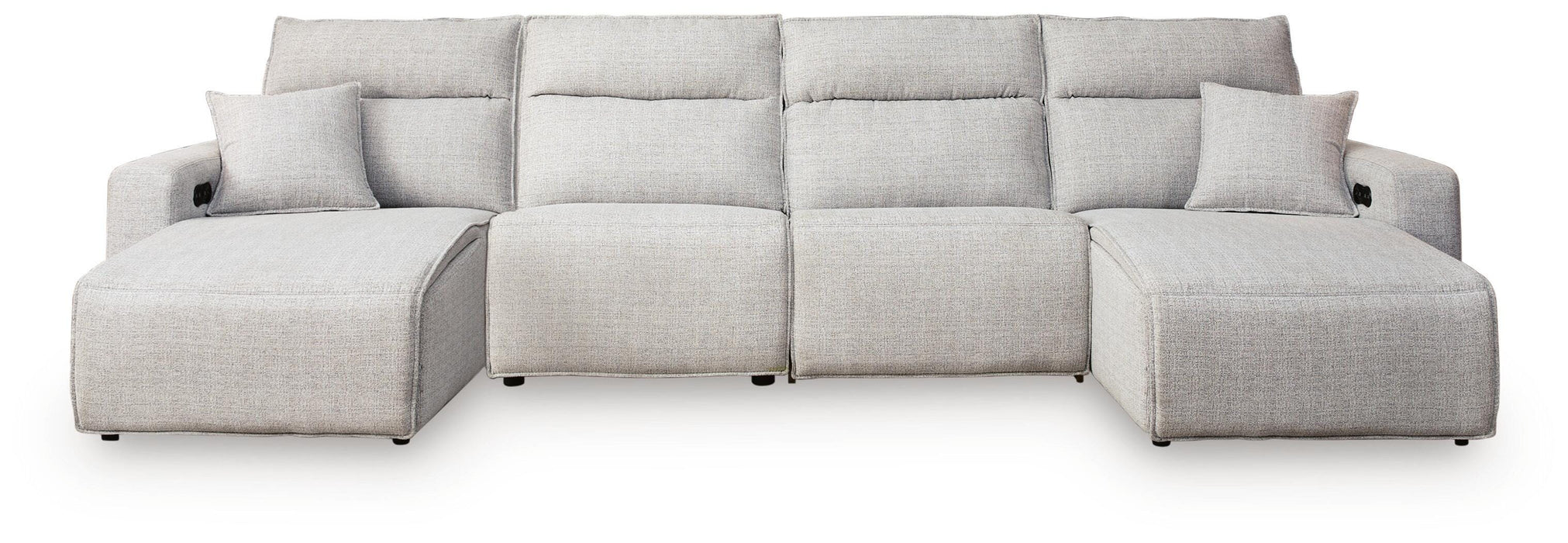 Modmax II Power Reclining Sectional with Chaise - Massey's Furniture Barn (Watertown, NY) 