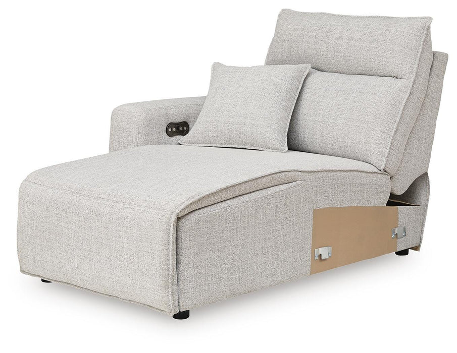 Modmax II Power Reclining Sectional with Chaise and Audio Console - Massey's Furniture Barn (Watertown, NY) 