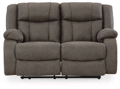First Base Reclining Loveseat - Massey's Furniture Barn (Watertown, NY) 