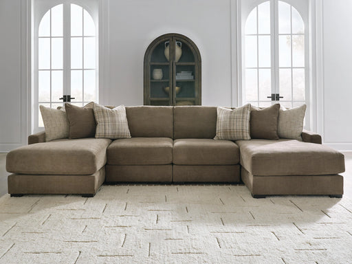 Camellia-Court Double Chaise Sectional - Massey's Furniture Barn (Watertown, NY) 