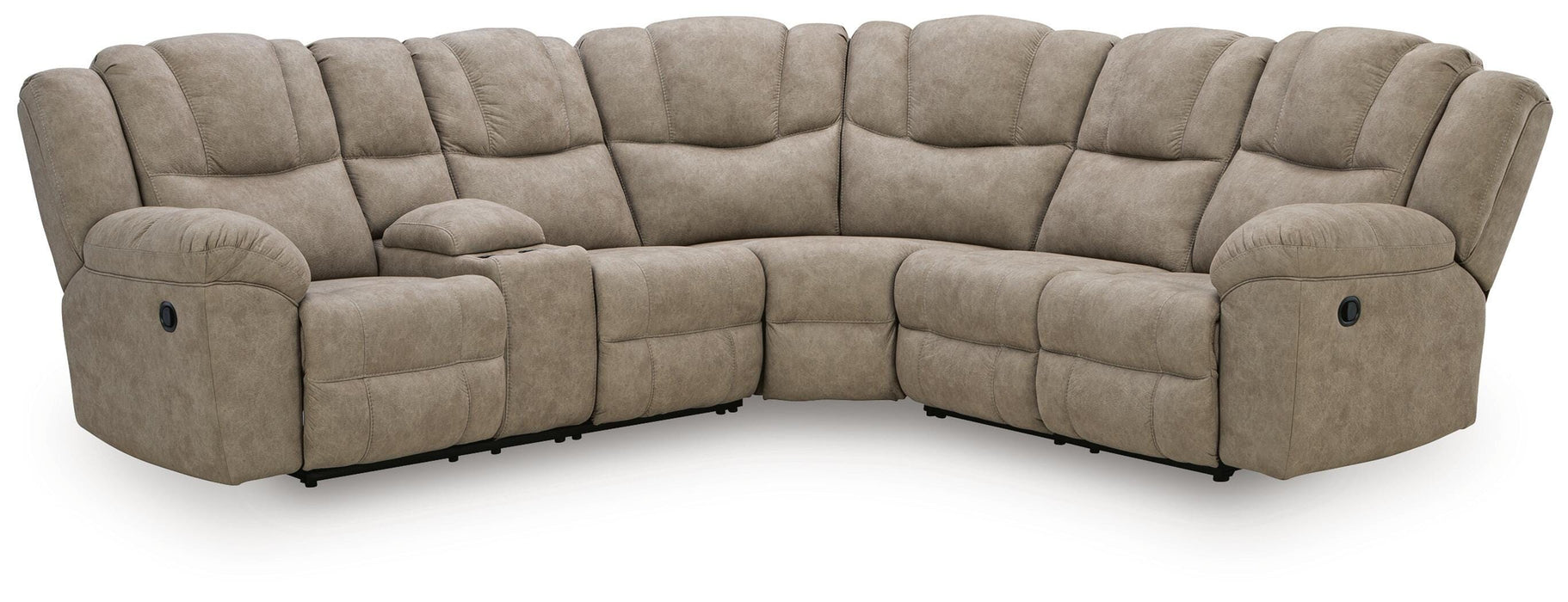 Ravenswaye Reclining Sectional with Console - Massey's Furniture Barn (Watertown, NY) 