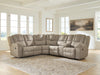 Ravenswaye Reclining Sectional with Console - Massey's Furniture Barn (Watertown, NY) 