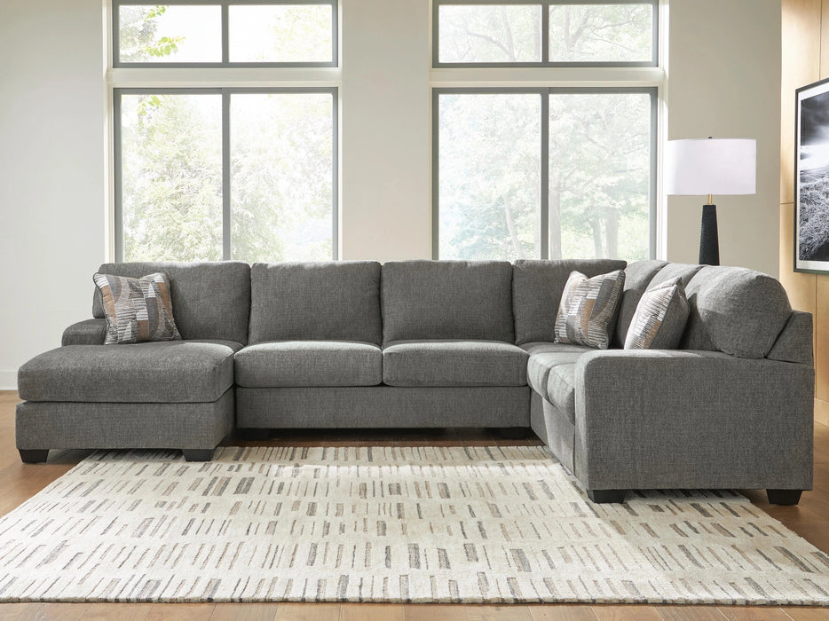 Newellen Sleeper Sectional with Chaise - Massey's Furniture Barn (Watertown, NY) 