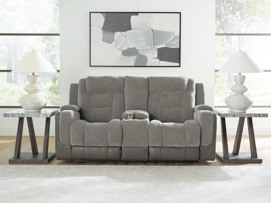 Ultimax Power Reclining Loveseat with Console