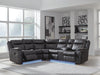 Perarrygin Reclining Sectional - Massey's Furniture Barn (Watertown, NY) 