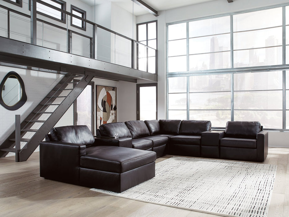 Modmax II Sectional with Chaise and Storage Consoles - Massey's Furniture Barn (Watertown, NY) 
