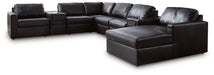 Modmax II Sectional with Chaise and Audio Consoles - Massey's Furniture Barn (Watertown, NY) 