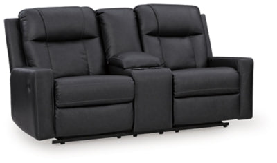 Mackmenville Reclining Loveseat with Console - Massey's Furniture Barn (Watertown, NY) 