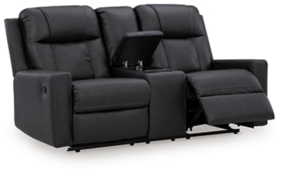 Mackmenville Reclining Loveseat with Console - Massey's Furniture Barn (Watertown, NY) 