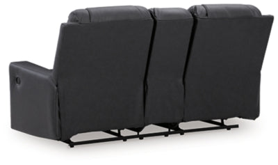 Mackmenville Reclining Loveseat with Console - Massey's Furniture Barn (Watertown, NY) 