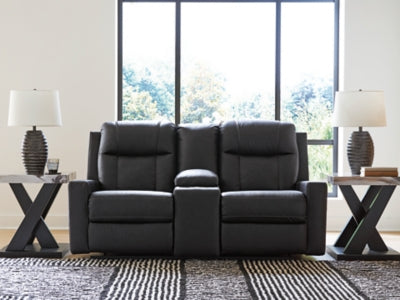 Mackmenville Reclining Loveseat with Console - Massey's Furniture Barn (Watertown, NY) 