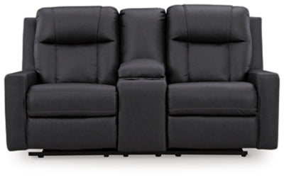 Mackmenville Reclining Loveseat with Console - Massey's Furniture Barn (Watertown, NY) 