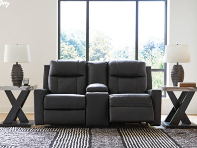 Mackmenville Reclining Loveseat with Console - Massey's Furniture Barn (Watertown, NY) 