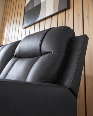 Mackmenville Reclining Loveseat with Console - Massey's Furniture Barn (Watertown, NY) 