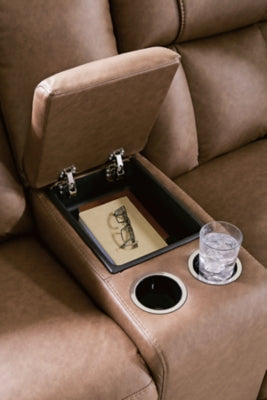 Mackmenville Reclining Loveseat with Console - Massey's Furniture Barn (Watertown, NY) 