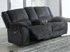 Draycoll Power Reclining Loveseat with Console - Massey's Furniture Barn (Watertown, NY) 
