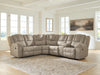 Ravenswaye Reclining Sectional with Console - Massey's Furniture Barn (Watertown, NY) 