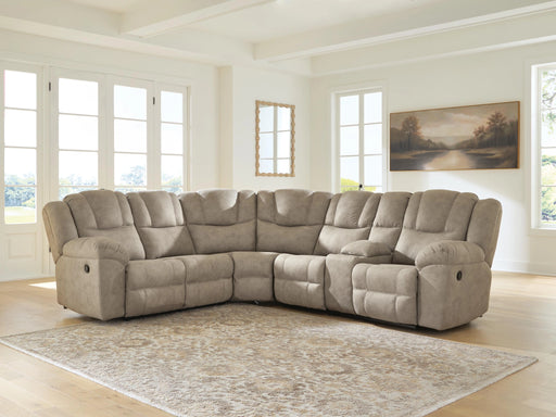 Ravenswaye Reclining Sectional with Console - Massey's Furniture Barn (Watertown, NY) 