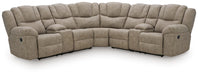 Ravenswaye Reclining Sectional with Double Console - Massey's Furniture Barn (Watertown, NY) 