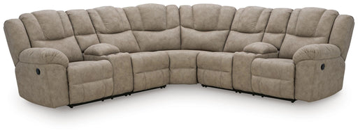 Ravenswaye Reclining Sectional with Double Console - Massey's Furniture Barn (Watertown, NY) 