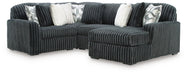 Midnight-Madness Sectional with Chaise - Massey's Furniture Barn (Watertown, NY) 