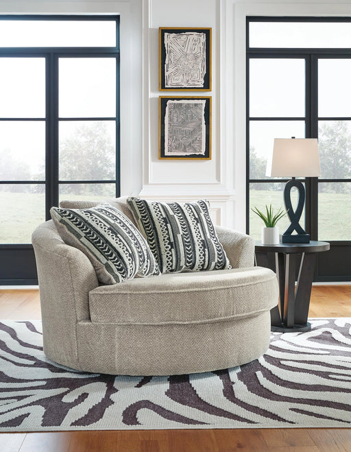Calnita Oversized Swivel Accent Chair - Massey's Furniture Barn (Watertown, NY) 