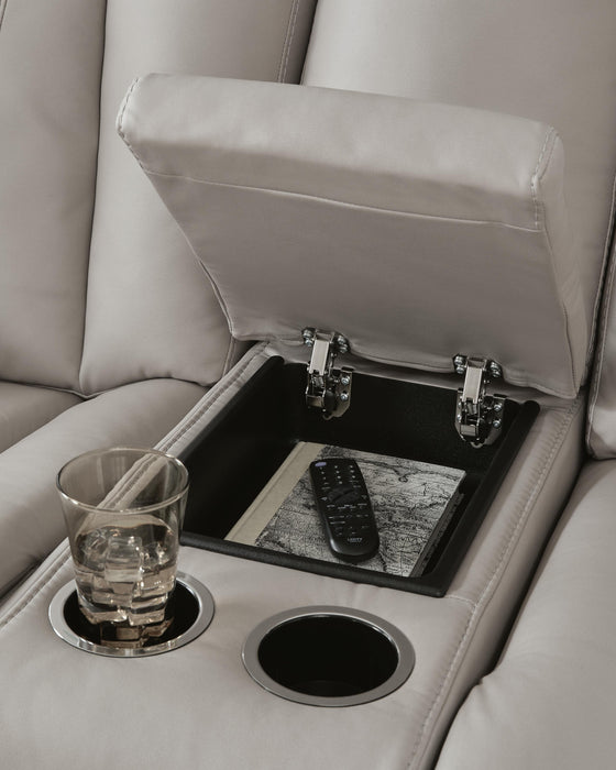 Next Move Glider Reclining Loveseat with Console - Massey's Furniture Barn (Watertown, NY) 