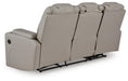 Next Move Reclining Sofa with Drop Down Table - Massey's Furniture Barn (Watertown, NY) 