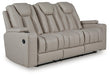Next Move Reclining Sofa with Drop Down Table - Massey's Furniture Barn (Watertown, NY) 
