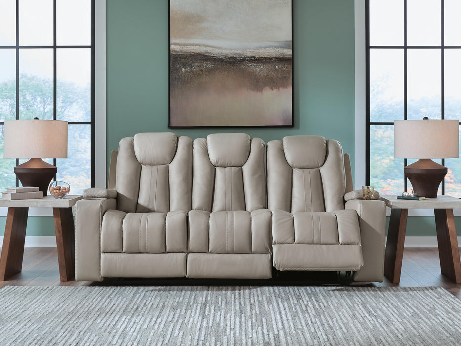 Next Move Reclining Sofa with Drop Down Table - Massey's Furniture Barn (Watertown, NY) 