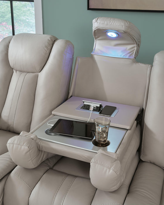 Next Move Reclining Sofa with Drop Down Table - Massey's Furniture Barn (Watertown, NY) 