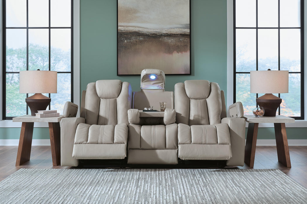 Next Move Reclining Sofa with Drop Down Table - Massey's Furniture Barn (Watertown, NY) 