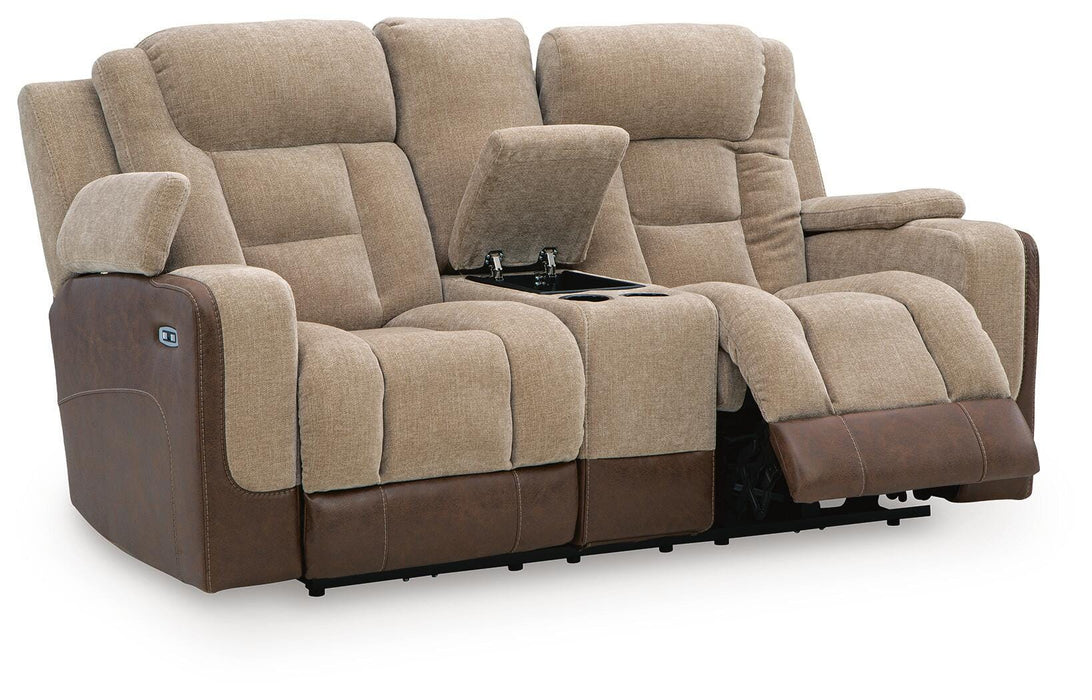 Ultimax Power Reclining Loveseat with Console - Massey's Furniture Barn (Watertown, NY) 