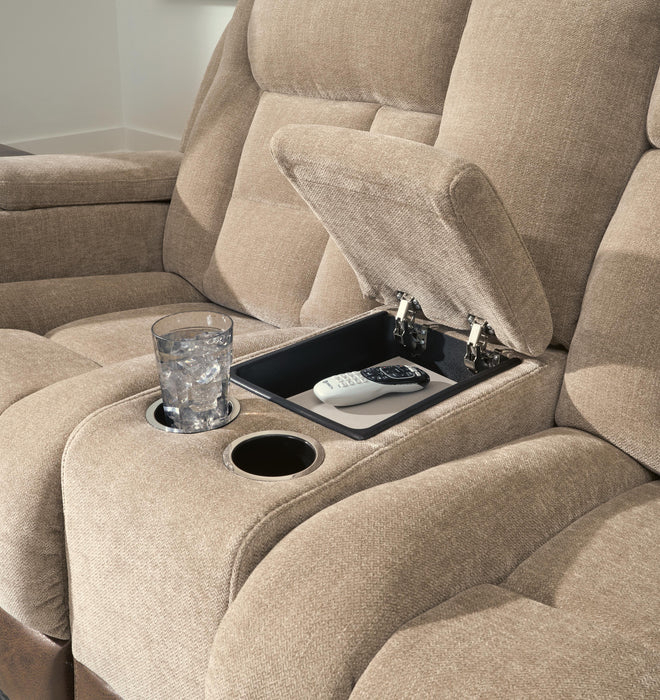 Ultimax Power Reclining Loveseat with Console - Massey's Furniture Barn (Watertown, NY) 